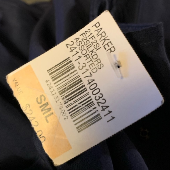 PARKER SILK RACER BACK MINI DRESS SIZE SMALL - Picture 6 of 9